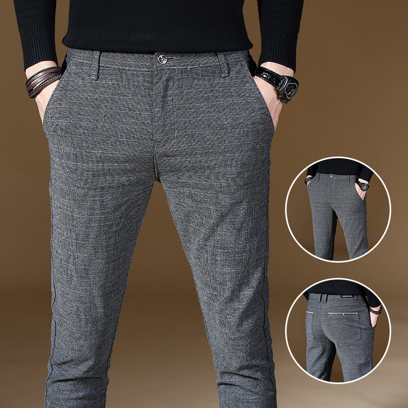 Versatile Sophistication: Premium Men's Slim-Fit Pants