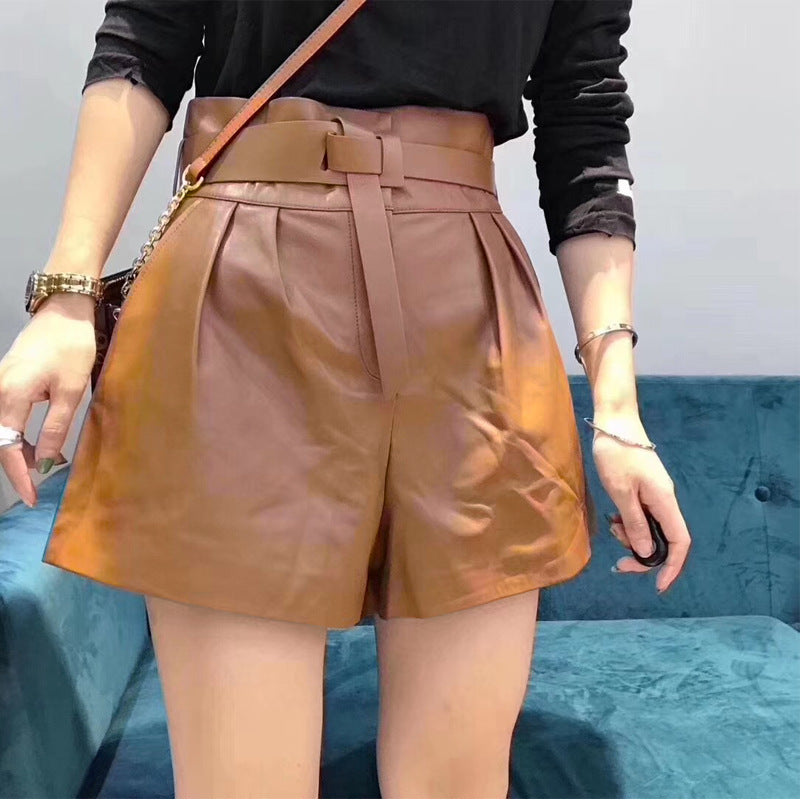 Genuine Leather shorts