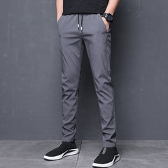 Quick-Dry Comfort: Men's Breathable Slim-Fit Pants