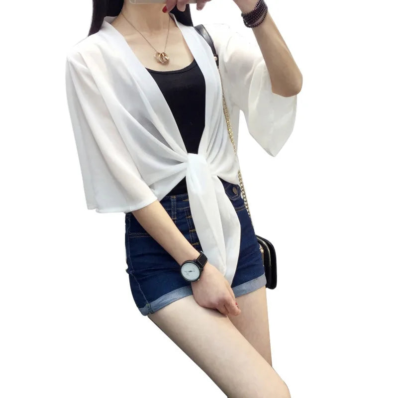 Lightweight Chiffon Kimono Cardigan for Women – Perfect Summer Top