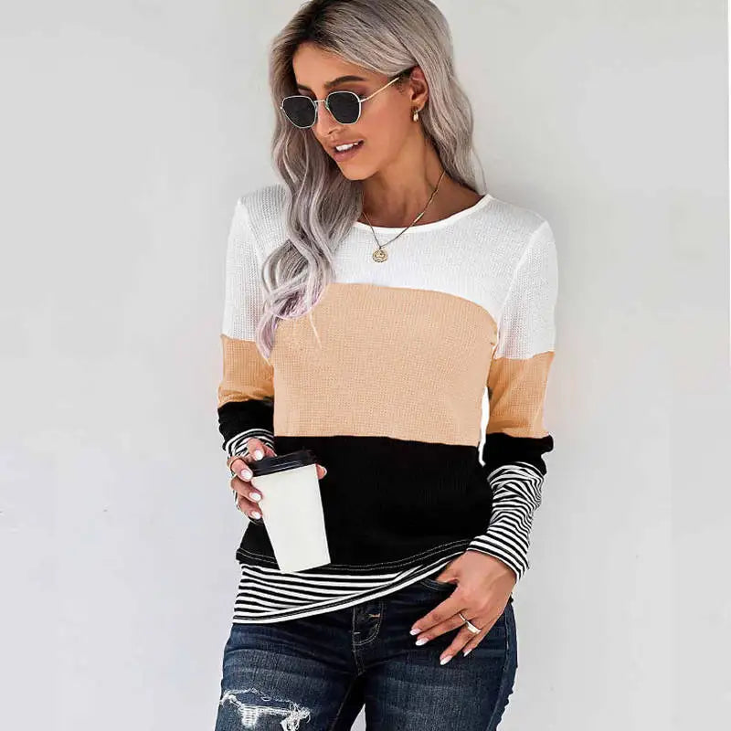 Striped Slim Pullover Sweater – The Perfect Blend of Style and Comfort