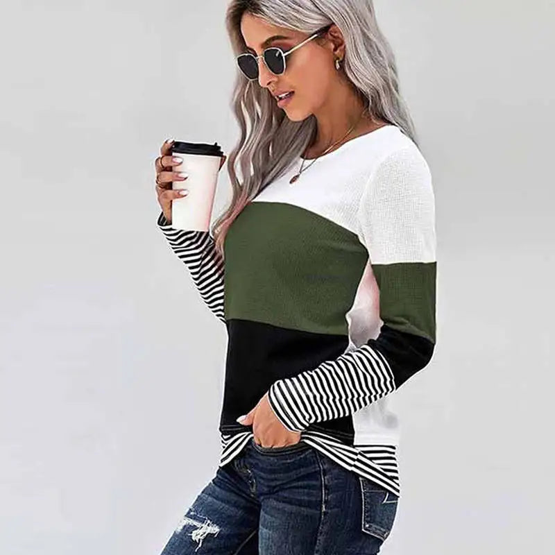 Striped Slim Pullover Sweater – The Perfect Blend of Style and Comfort