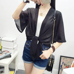 Lightweight Chiffon Kimono Cardigan for Women – Perfect Summer Top