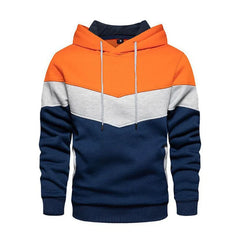 Casual Sportswear Men's Patchwork Hoodie