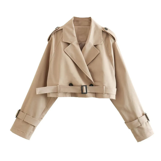 Elevate Your Style with the Cropped Design Jacket