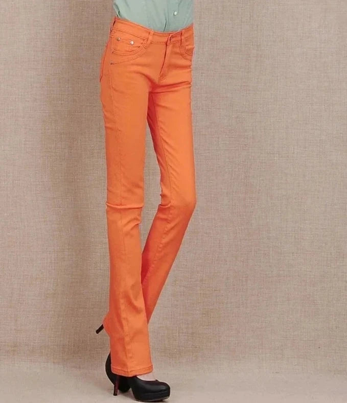 Chic and Comfortable: Women's Skinny Flare Jeans