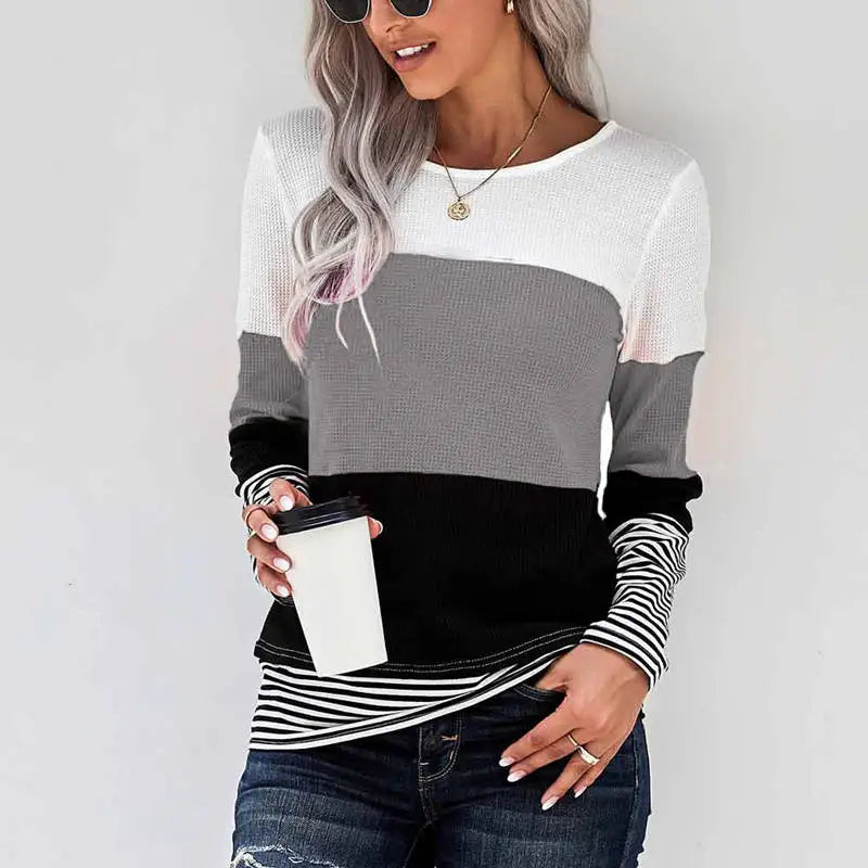 Striped Slim Pullover Sweater – The Perfect Blend of Style and Comfort