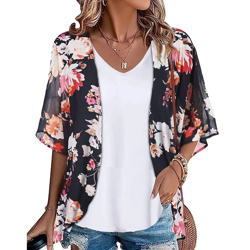 Floral Chiffon Kimono Cardigan – A Summer Must-Have for Effortless Style