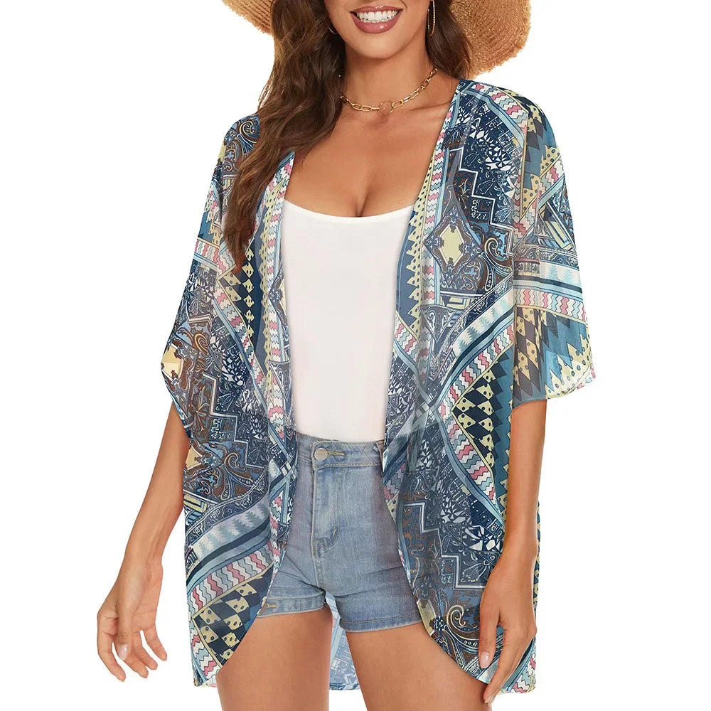 Floral Chiffon Kimono Cardigan – A Summer Must-Have for Effortless Style