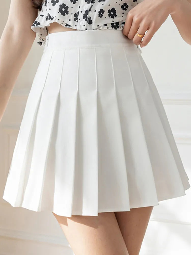 Pleated Mini Skirts