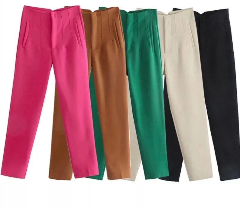 Classy Pants With Side Pockets