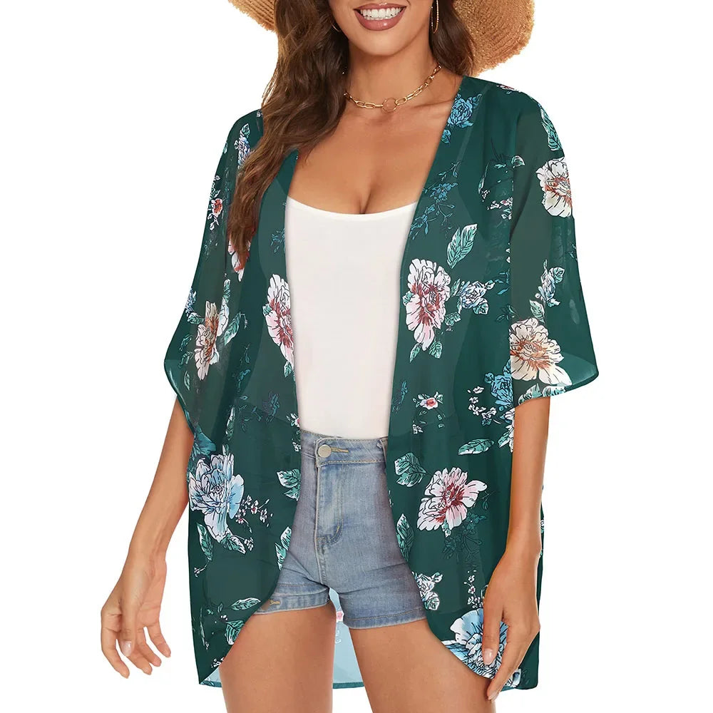 Floral Chiffon Kimono Cardigan – A Summer Must-Have for Effortless Style