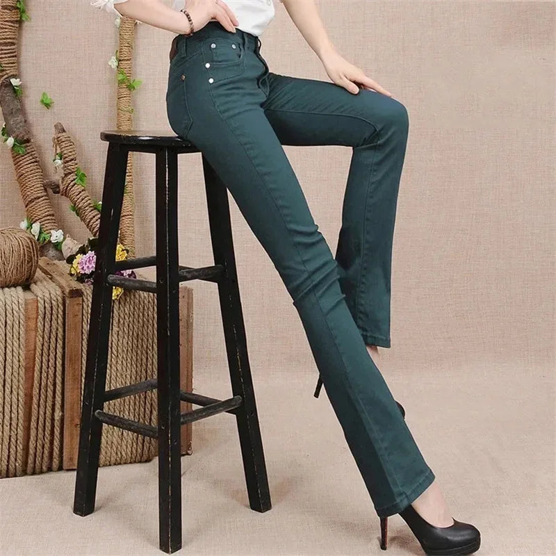 Chic and Comfortable: Women's Skinny Flare Jeans