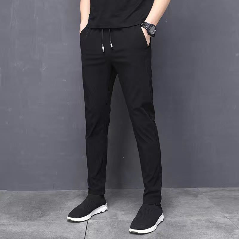 Quick-Dry Comfort: Men's Breathable Slim-Fit Pants