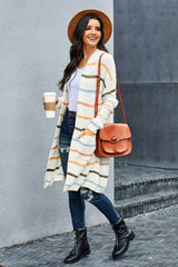 Rainbow Striped Cardigan